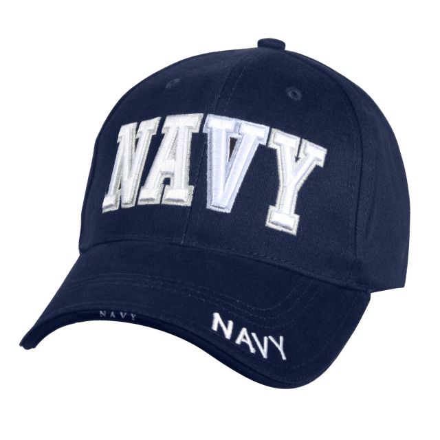 Rothco Deluxe Navy Low Profile Cap Navy Blue One Size NavyBlue-OneSize
