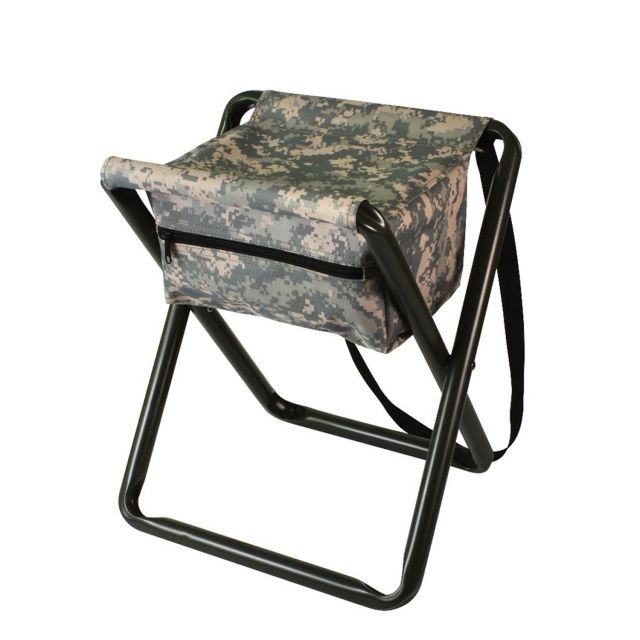 Rothco Deluxe Stool With Pouch ACU Digital Camo ACUDigitalCamo