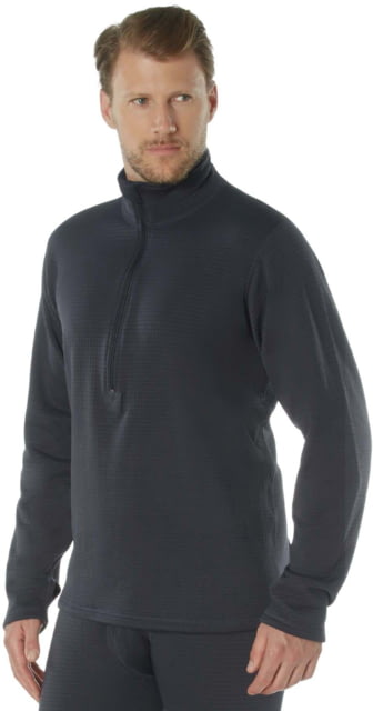 Rothco ECWCS Gen III Level II Mid-Weight Underwear Top - Mens Midnight Navy Blue Small