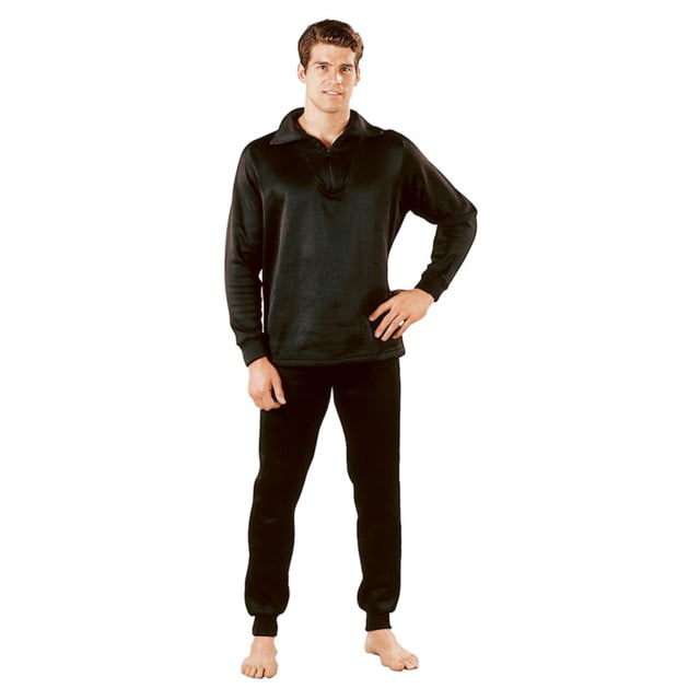 Rothco ECWCS Poly Zip Collar Shirts Black 3XL Black-3XL