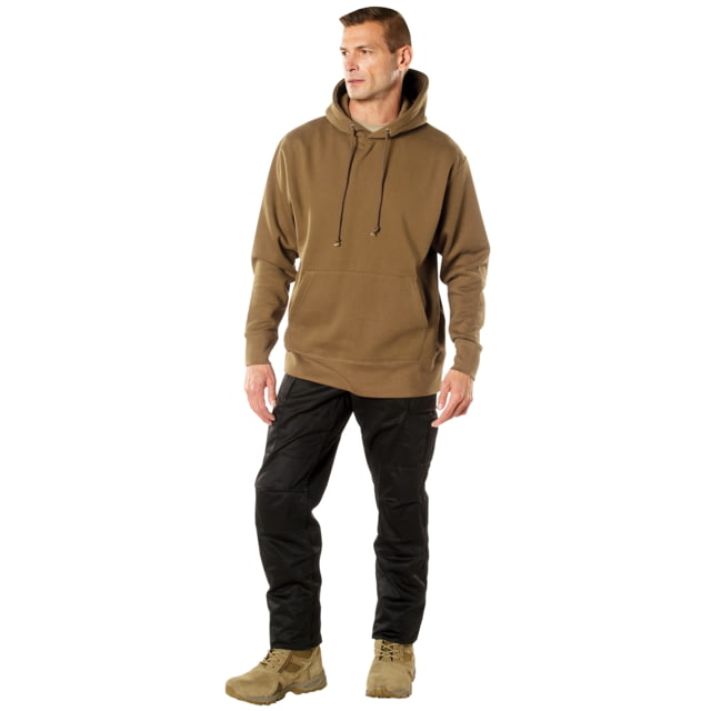 Rothco Every Day Pullover Hooded Sweatshirt Coyote Brown Small