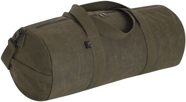 Rothco Waxed Canvas Shoulder Duffle Bag Olive Drab