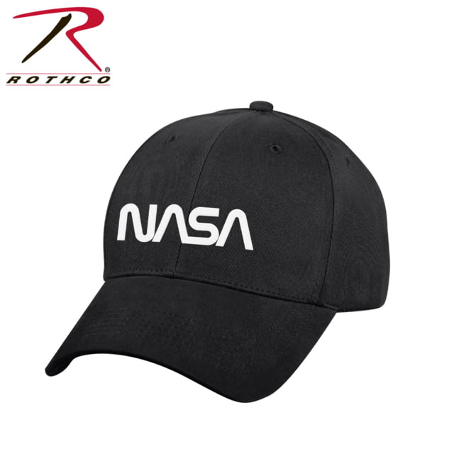 Rothco NASA Worm Logo Low Profile Cap Black