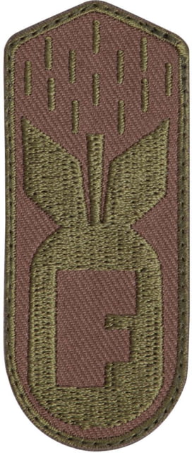 Rothco F-Bomb Patch w/Hook Back Coyote Brown