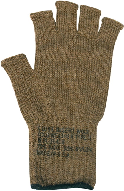 Rothco Fingerless Wool Gloves Coyote Brown