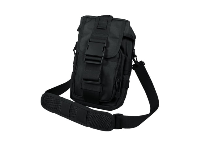 Rothco Flexipack MOLLE Tactical Shoulder Bag Black Black
