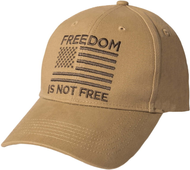 Rothco Freedom Is Not Free Low Profile Cap Coyote Brown