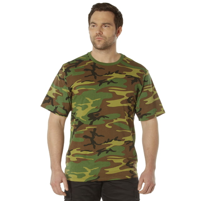 Rothco Full Comfort Fit T-Shirt Woodland Camo S