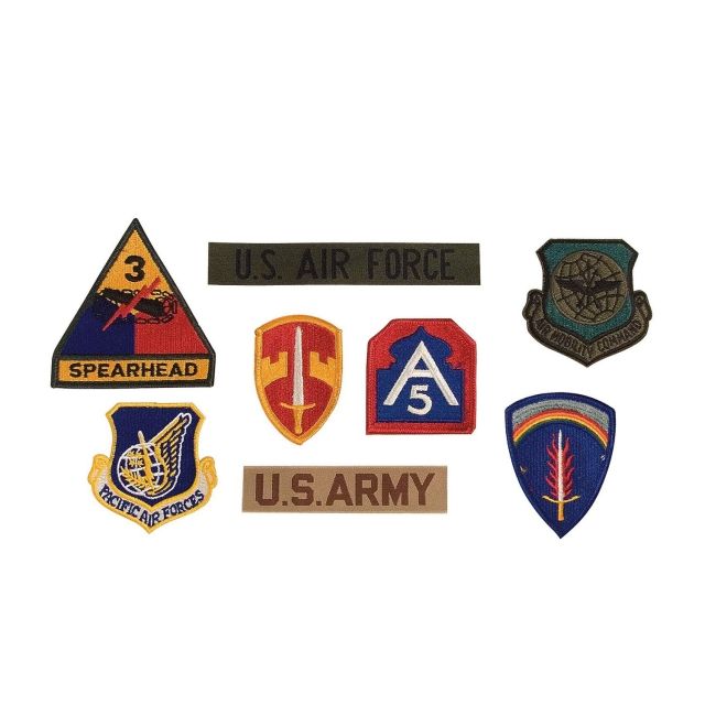 Rothco G.I. Military Assorted Military Patches 500 pieces 500pieces