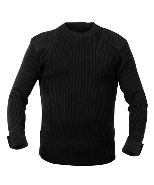 Rothco G.I. Style Acrylic Commando Sweater Black M