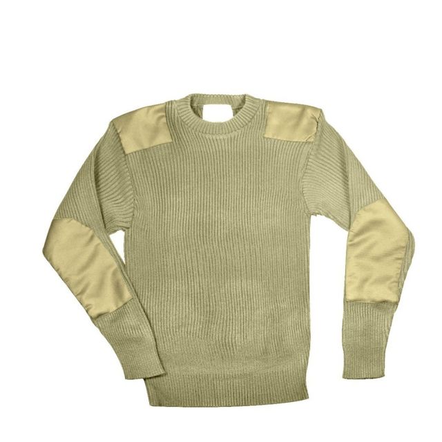 Rothco G.I. Style Acrylic Commando Sweater Khaki M i-M