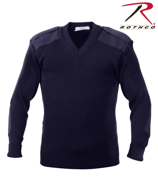 Rothco G.I. Style Acrylic V-Neck Sweater Navy Blue