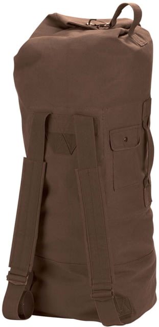 Rothco G.I. Style Canvas Double Strap Duffle Bag 89.6L Earth Brown
