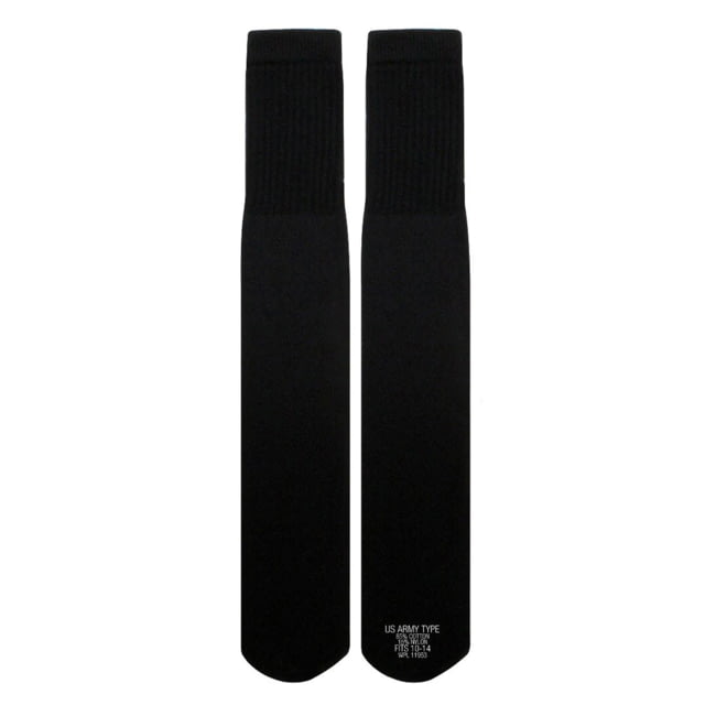 Rothco G.I. Style Tube Socks Black Black