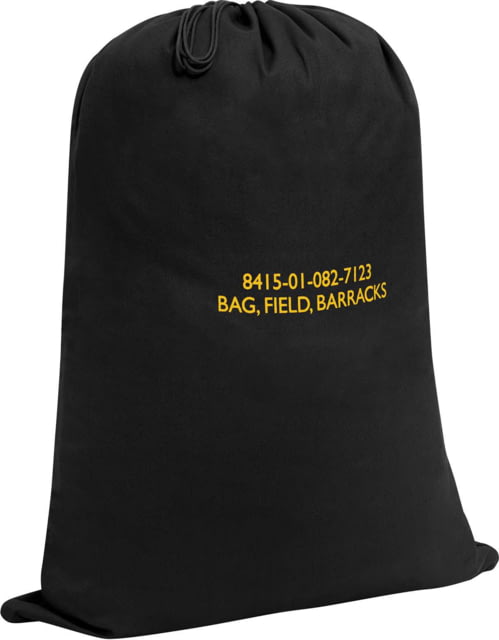 Rothco G.I. Type Canvas Barracks Bag Black 24 x 32in