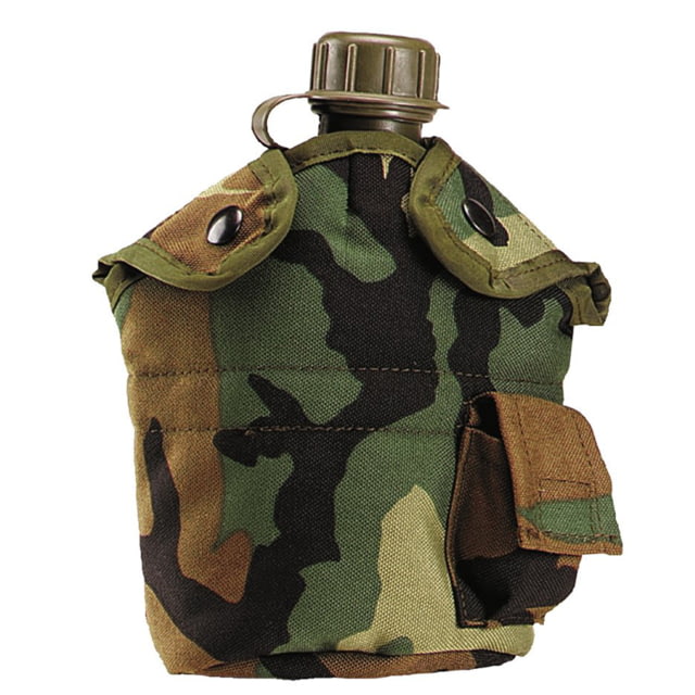 Rothco G.I. Type Enhanced Nylon 1qt. Canteen Cover Woodland Camo WoodlandCamo