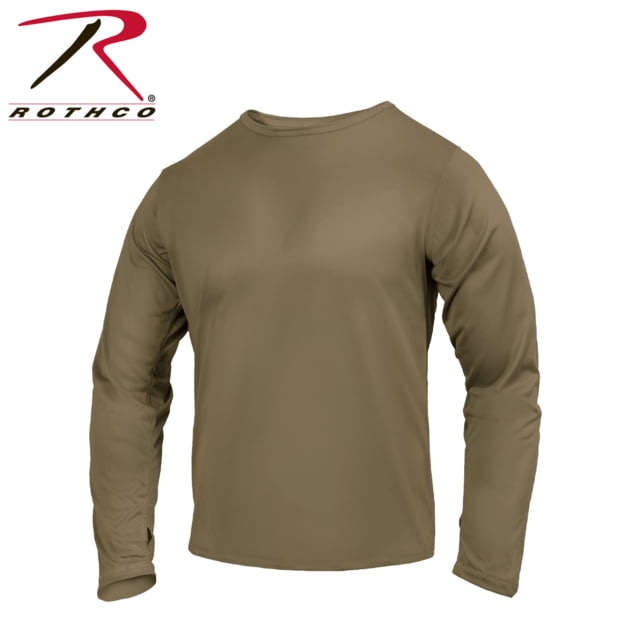 Rothco Gen III Silk Weight Underwear Top 271 AR 670-1 Coyote Brown XS