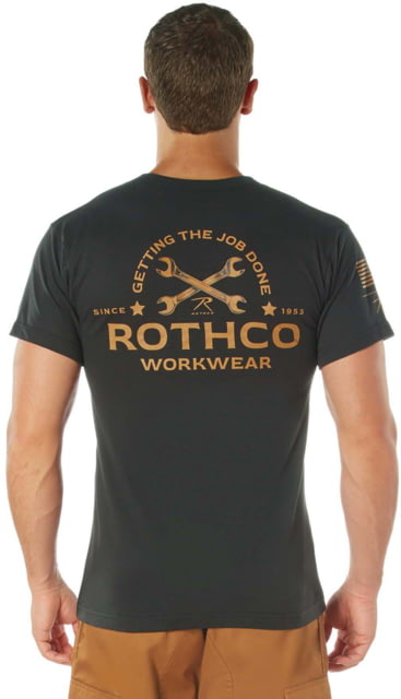 Rothco Getting The Job Done T-Shirt - Mens Black Small