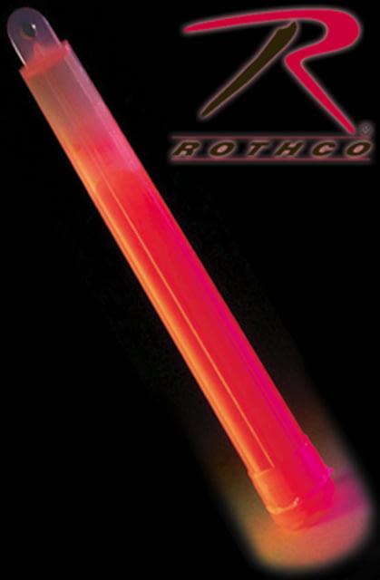 Rothco Glow In The Dark Chemical Lightsticks Red Red