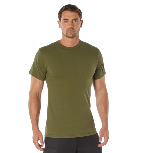 Rothco Military Heavyweight T-Shirt Olive Drab 2XL 50191-OliveDrab-2XL