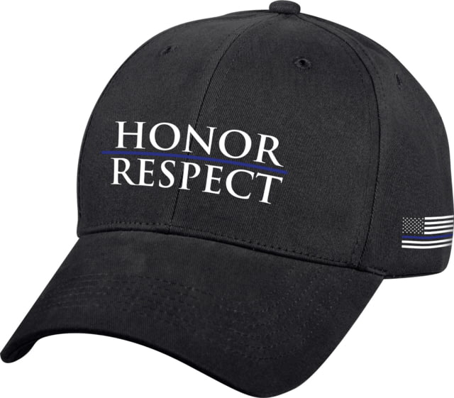 Rothco Honor & Respect Thin Blue Line Low Profile Cap - Mens Black