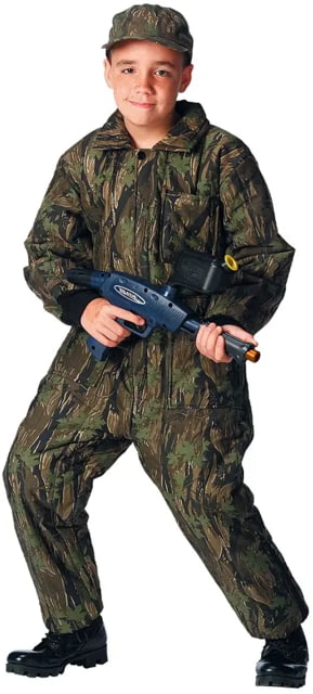 Rothco Insulated Coverall - Kid's Medium Smokey Branch Camo