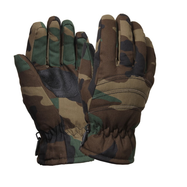 Rothco Insulated Hunting Gloves Woodland Camo Large