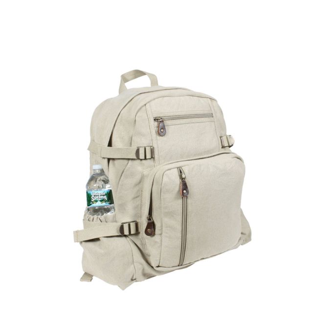 Rothco Jumbo Vintage Canvas Backpack Khaki i