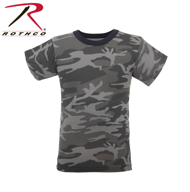 Rothco Kids Camo T-Shirts XS Black Camo