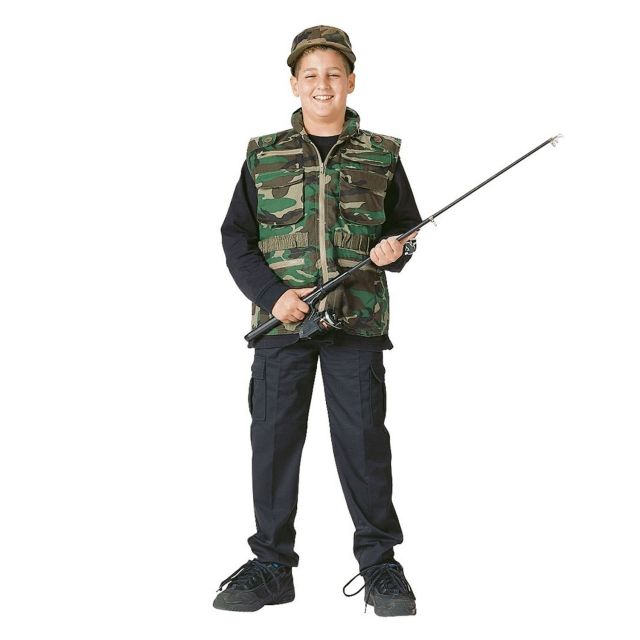 Rothco Ranger Vest - Kid's Small Woodland Camo