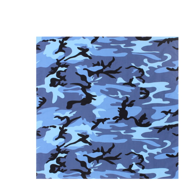 Rothco Large Camo Bandana Sky Blue Camo lueCamo