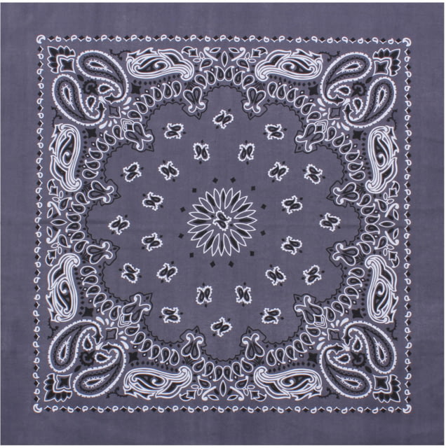 Rothco Large Trainmen Bandanas 27 Inch Grey -27x27Inches