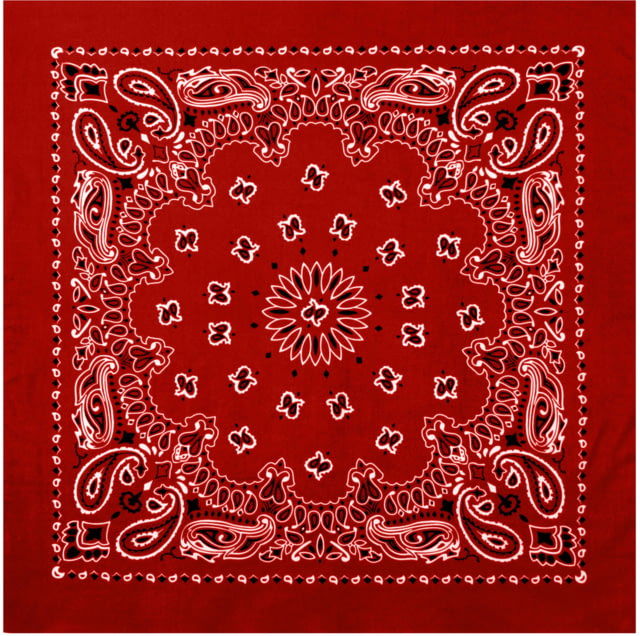 Rothco Large Trainmen Bandanas 27 Inch Red/White hite-27x27Inches