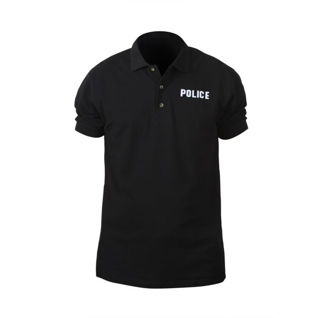 Rothco Rothco Law Enforcement Printed Polo Shirts Black L