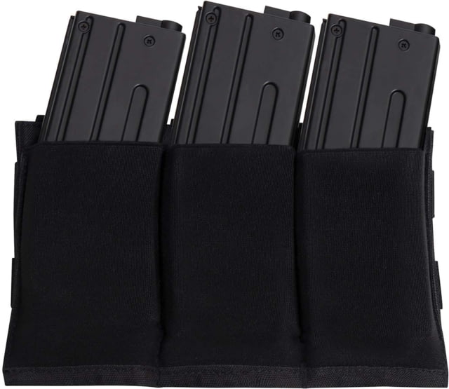 Rothco Rothco Lightweight 3Mag Elastic Retention Pouch Black - $27.99 at CampSaver.com