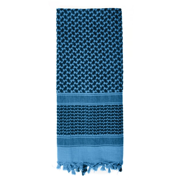 Rothco Lightweight Shemagh Tactical Desert Keffiyeh Scarf Blue/Black Black