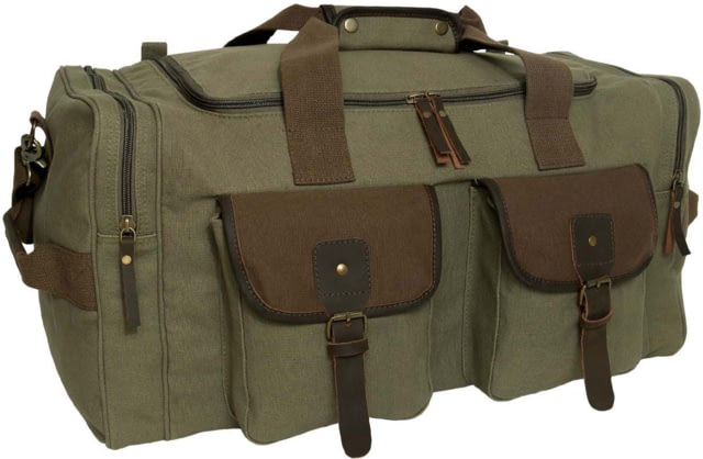 Rothco Long Journey Canvas Travel Bag Olive Drab 22oz