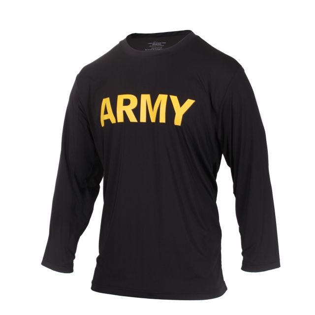Rothco Long Sleeve Army PT Shirt L