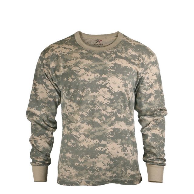 Rothco Long Sleeve Digital Camo T-Shirts ACU Digital Camo XL igitalCamo-XL