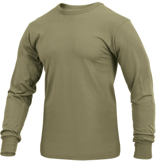 Rothco Long Sleeve Solid T-Shirt AR 670-1 Coyote Brown 3XL AR670-1CoyoteBrown-3XL