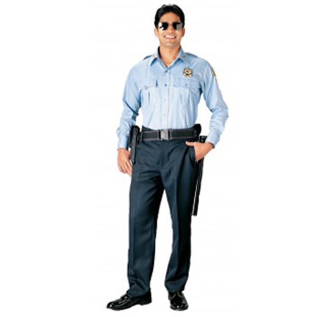 Rothco Long Sleeve Uniform Shirt Light Blue L tBlue-L