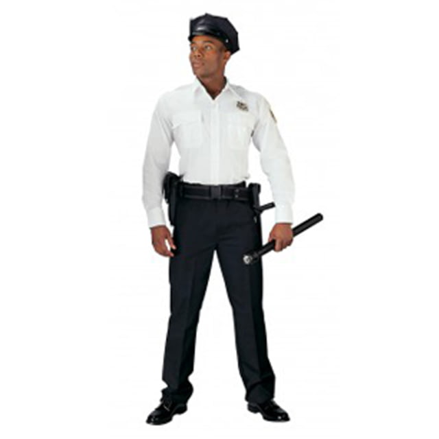 Rothco Long Sleeve Uniform Shirt White 2XL White-2XL