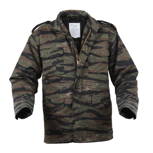 Rothco Camo M-65 Field Jacket – Men’s Tiger Stripe Camo 2XL TigerStripeCamo-2XL