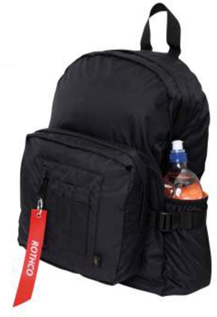 Rothco MA-1 Bomber Backpack Black Black