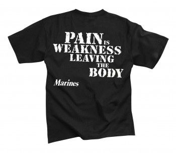 Rothco Marines ''Pain Is Weakness'' T-Shirt S