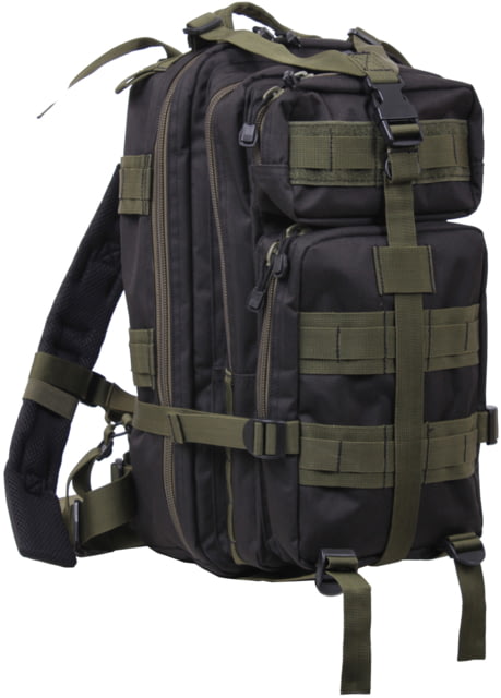 Rothco Rothco Medium 25L Transport Pack Black / Olive Drab BlackOliveDrab