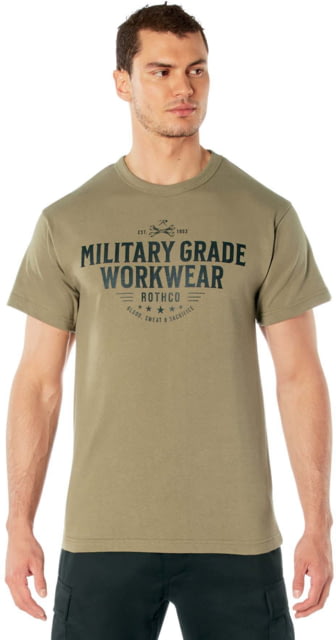 Rothco Military Grade Workwear Graphic T-Shirt - Mens Coyote Brown 3XL