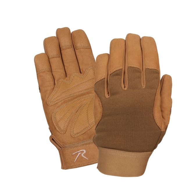 Rothco Military Mechanics Gloves Coyote Brown L teBrown-L