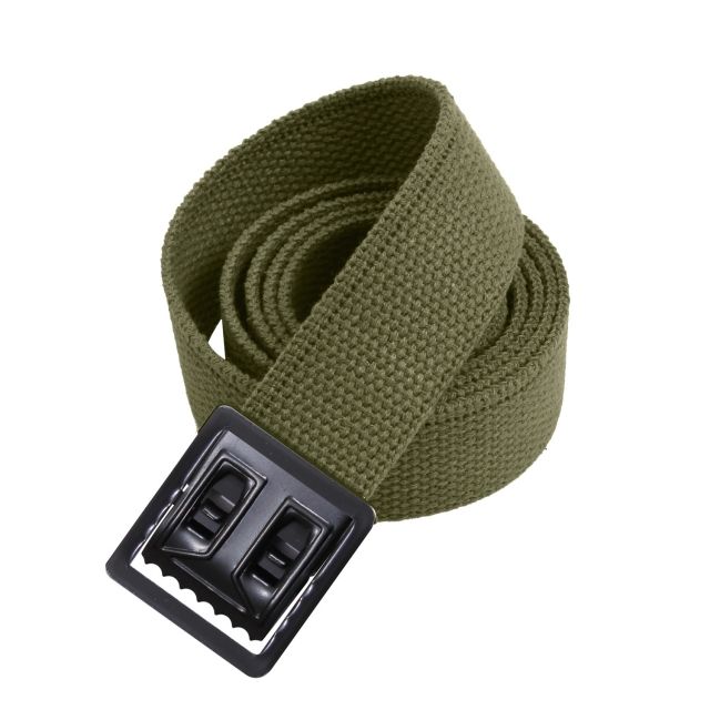 Rothco Military Web Belts w/ Open Face Buckle Black Olive Drab 54 k-OliveDrab-54Inches