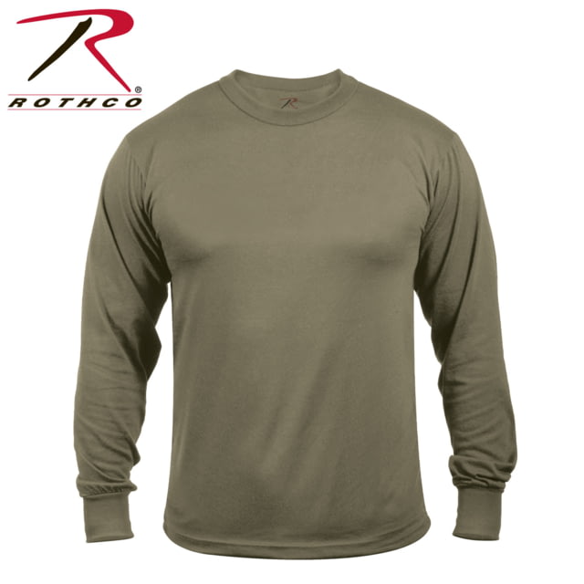 Rothco Moisture Wicking Long Sleeve T-Shirt AR 670-1 Coyote Brown 3XL